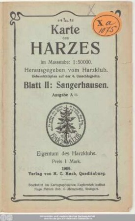Blatt 2: Sangerhausen : Messtischblätter: Wippra, Mansfeld, Sangerhausen, Allstedt