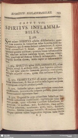 Caput VIII. Spiritus Inflammabiles