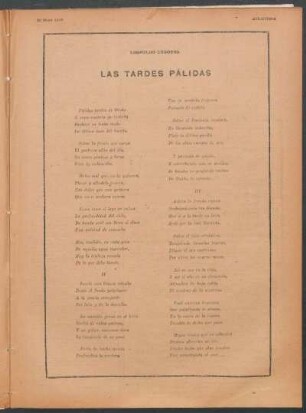Las tardes pálidas