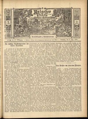 Ausgabe vom Sonntag, den 08. Dezember 1907.