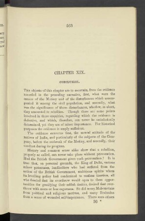 Chapter XIX. Conclusion