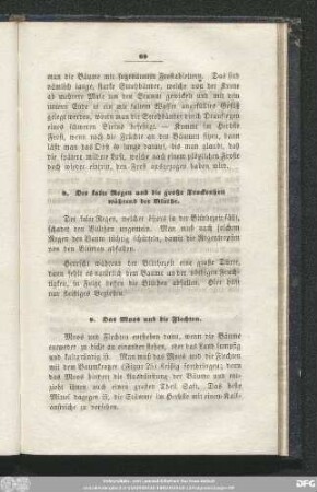 9. Das Moos und die Flechten.