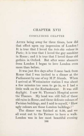 Chapter XVII. Concluding chapter