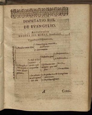 Disputatio XIIX. De Evangelio.