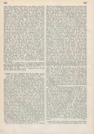 486-489 [Rezension] Lipsius, Richard Adelbert, Philosophie und Religion