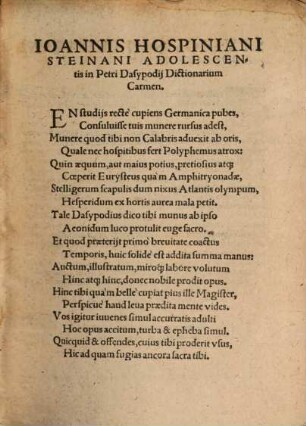 Dictionarium triglotton (lat. graec. germ.) ex optimis latinae linguae scriptoribus concinnatum