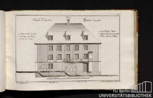 No. 2. Facade de derrier. Hintere Facade.