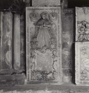 Grabplatte für Anna Sophia Adam (gestorben 1633)