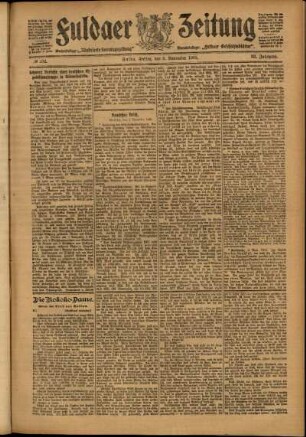 Ausgabe vom Freitag, den 03. November 1905.