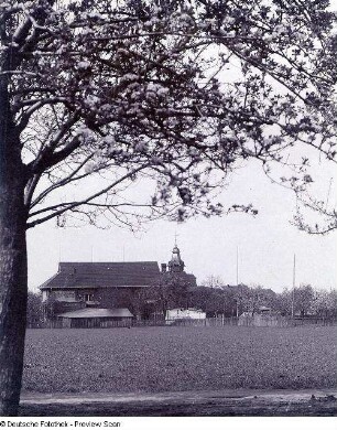 Roßthal (Dresden-Roßthal). Stadtteilansicht mit Gasthof Roßthal