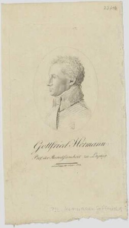 Bildnis des Gottfried Hermann