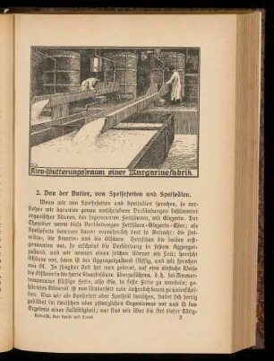 2. Von der Butter, von Speisefetten und Speiseölen.