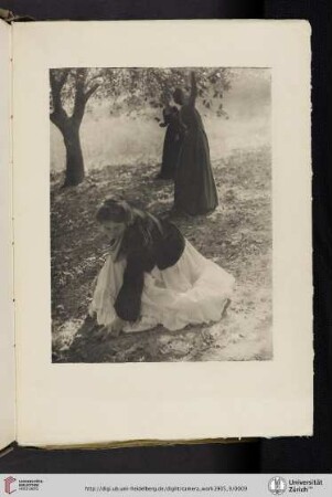 [Clarence H. [Hudson] White, I. The Orchard, photogravure from original negative]
