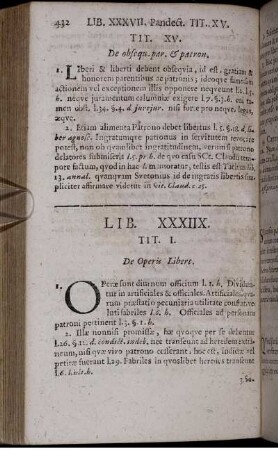 Lib. XXXIIX