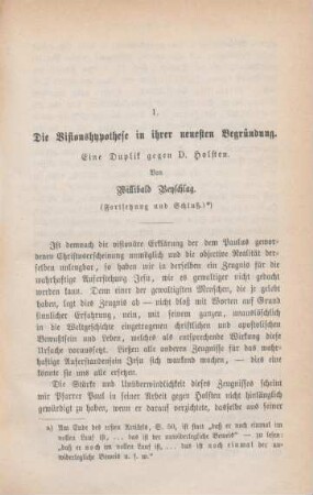 189-263 Die Visionshypothese in ihrer neuesten Begründung : eine Duplik gegen D. Holsten