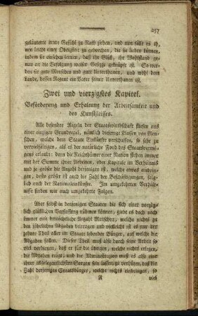 Zwei und vierzigstes Kapitel. - Vier und vierzigstes Kapitel.