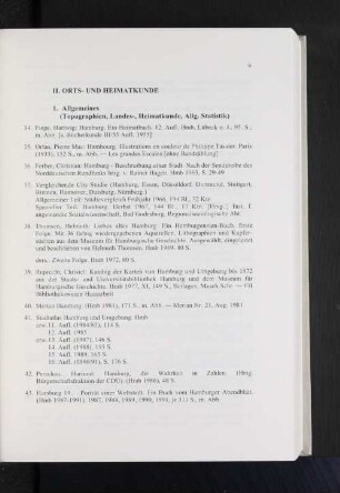 II. Orts- und Heimatkunde