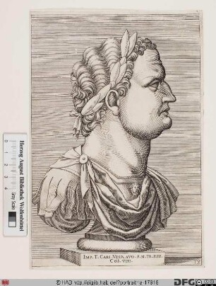 Bildnis ROM: Titus, 10. römischer Kaiser 79-81 (eig. Titus Flavius Vespasianus)