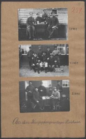 Kriegsgefangenenlager Puchheim (Russen beim Tee)