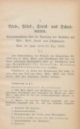 Web-, Wirk-, Strick- und Schuhwaren.