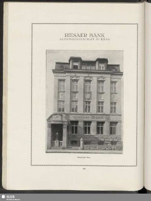 Riesaer Bank Aktiengesellscahft zu Riesa