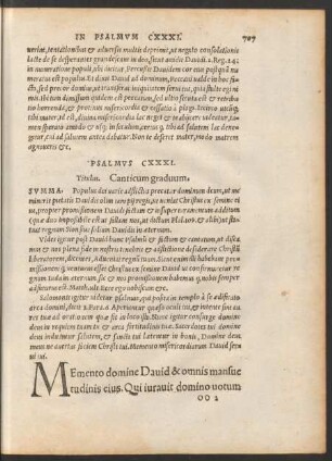 Psalmus CXXXI. - Psalmus CXL.