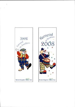 Entwurf eines Kölschglases "Karneval im Kreishaus 2008"