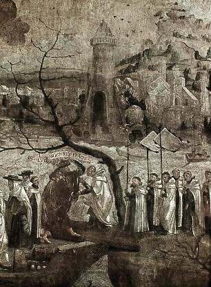 Abholung der Karmeliten durch Ludwig den Heiligen 1248