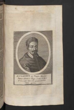 Alexander VII Pontifex Maximus