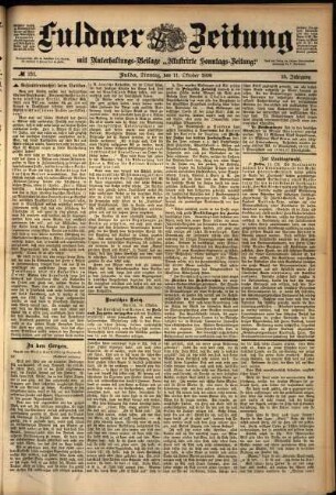 Ausgabe vom Dienstag, den 11. Oktober 1898.