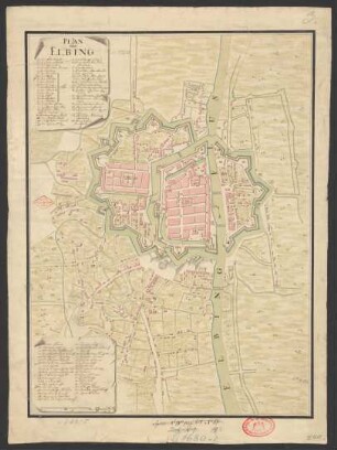 Plan von Elbing