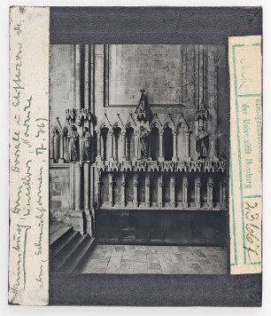 Naumburg, Dom: Westchors, Nordseite, Dorsale