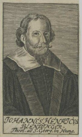 Bildnis des Johannes Heinricvs Blendinger