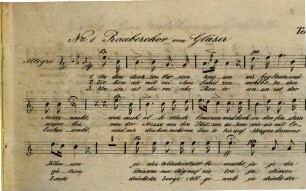 Bibliothek für Quartetsänger : eine Sammlung neuer mehrstimmiger Original-Gesänge ohne Begleitung. 2, Tenor II