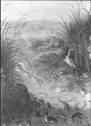Bruegel, Jan  / Balen, Hendrik van: Wasser und Erde - Thetis und Ceres, Detail, GK I 7760.