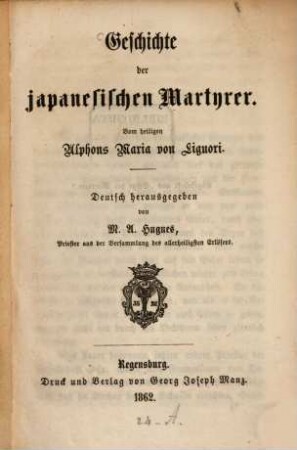 Geschichte der japanesischen Martyrer