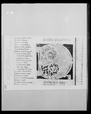 Ms. 1, Goderannus-Bibel, fol. 4v, Initiale D