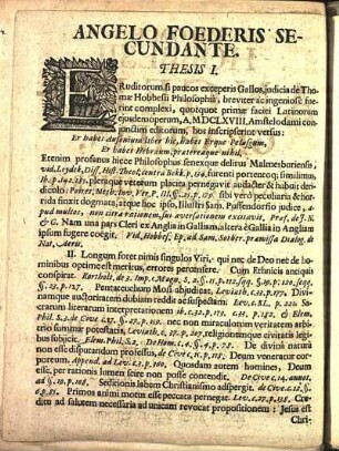 Angelo Foederis Secundante.