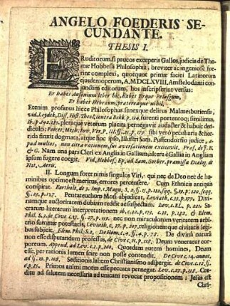 Angelo Foederis Secundante.