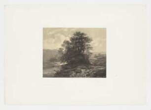 Landschaft mit ruhendem Mann, Blatt 69 der Folge "Werke"