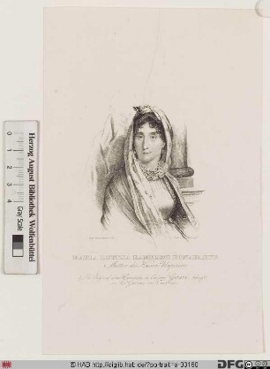 Bildnis Maria Letizia Buonaparte, geb. Ramolino