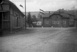 Häuser am Bahnhof