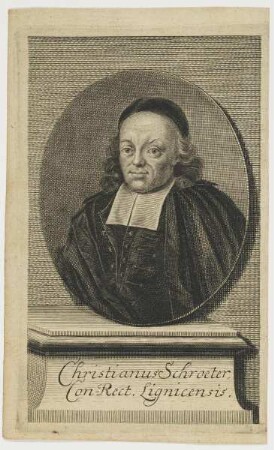 Bildnis des Christianus Schroeter