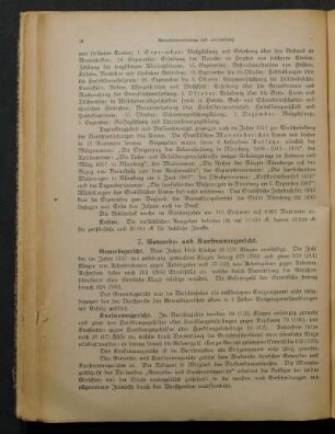 7. Gewerbe- und Kaufmannsgericht.