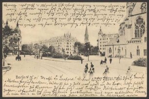 Ansichtskarte Kaiser-Friedrich Platz, Südstern