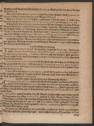 Teutsche Historische/ Politische/ und Geometrische Bücher.