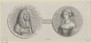 Bildnisse des Frid. Wilh., Kurfürst von Brandenburg und seiner Frau Dorothea (Sophie) von Schleswig und Holstein