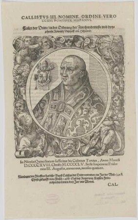 Bildnis von Papst Callistus III.