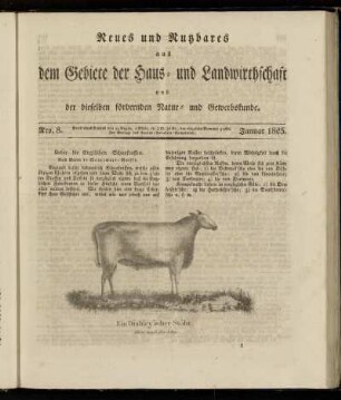 Nro. 8. Januar 1825.