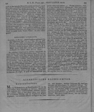 Reuß, G. J. L.: Animadversiones ad loca S. Codicis difficiliora. Giessen: Heyer 1817